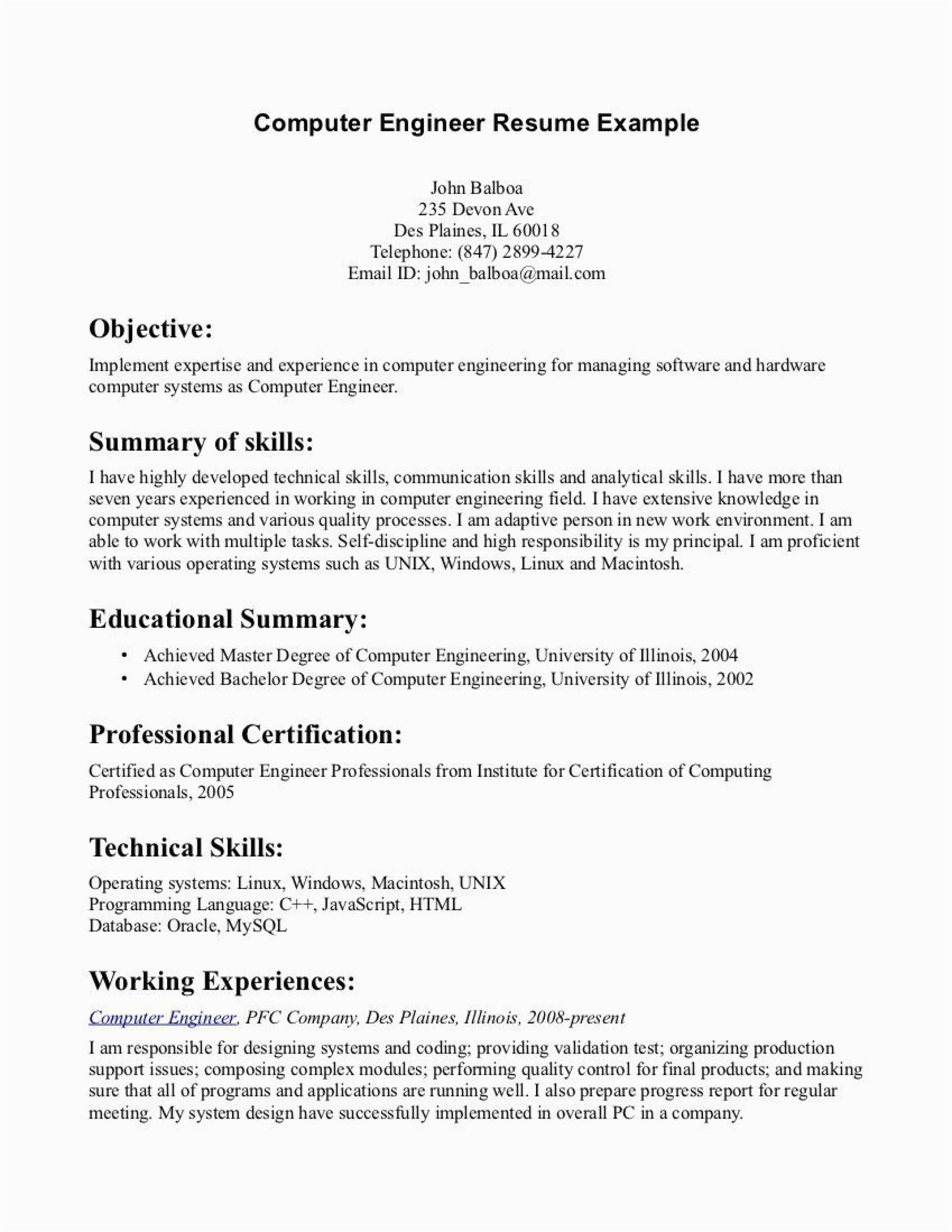 Samples Of A Objective for Resumes Resume Objective Example for Teaching Position Addictionary