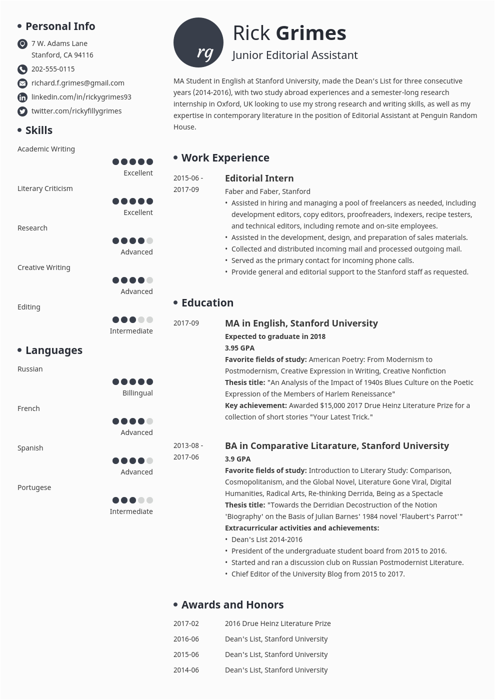 Samples Of A Resume for Students 20 Student Resume Examples & Templates for All Students