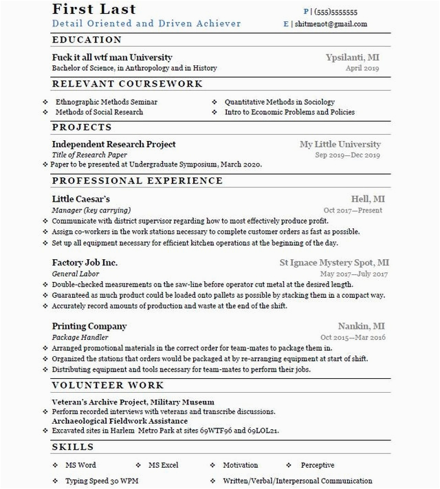 Should I Use A Template for My Resume How is This Resume I Used the Template Created by Another