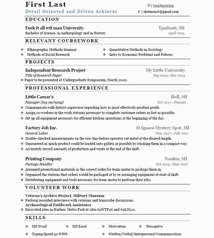 Should You Use A Resume Template How is This Resume I Used the Template Created by Another