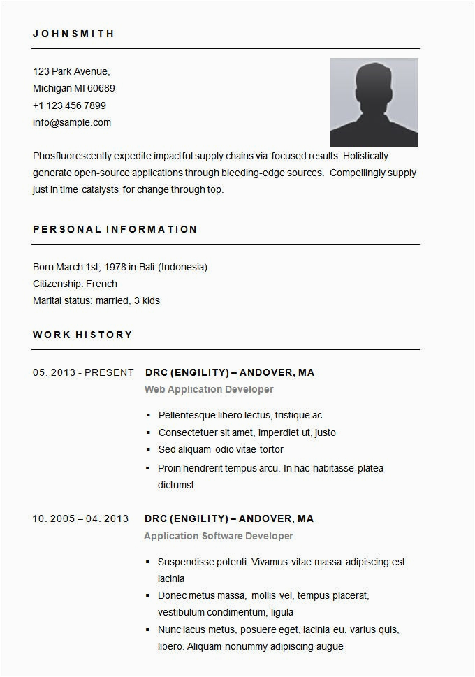 Simple Resume Template for Students Free Download 25 Fresh Simple Resume format Sample Best Resume Examples