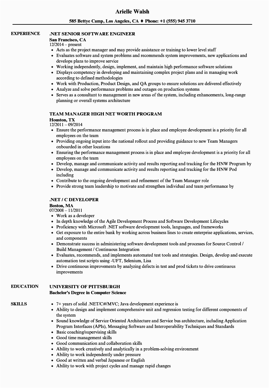 Testing Resume Sample for 5 Years Experience Free Manual Testing Resume Sample for 5 Years Experience