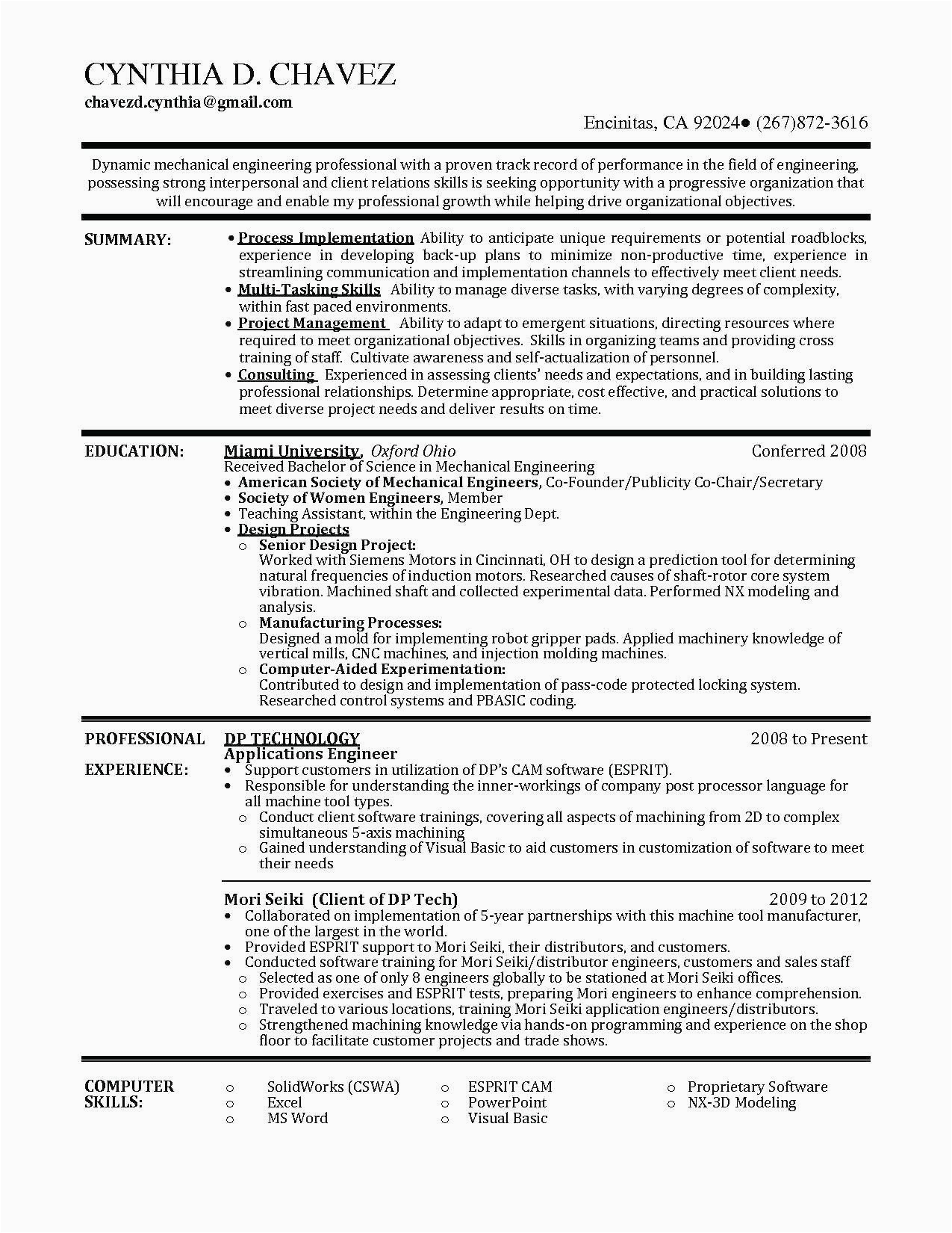 Entry Level Manufacturing Technician Resume Sample Entry Level Engineering Technician Resume at Resume Sample