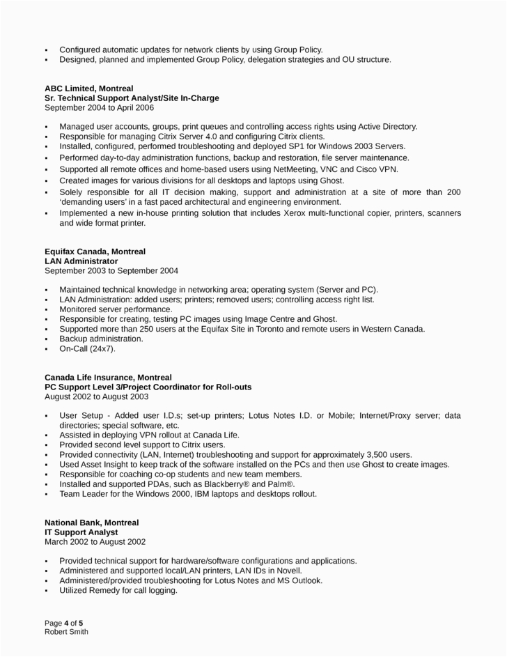 Implemented Updated File System Resume Sample Professional System Administrator Resume Template
