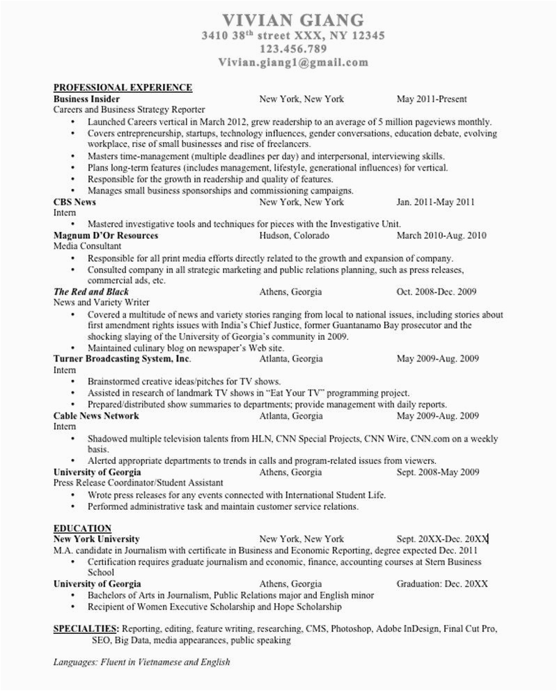 Resume Sample for One Job Title but 2 Diferent Company Pin On Business