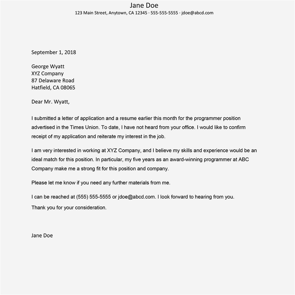 Sample Letter to Follow Up after Sending Resume Sample Follow Up Email after Submitting Resume