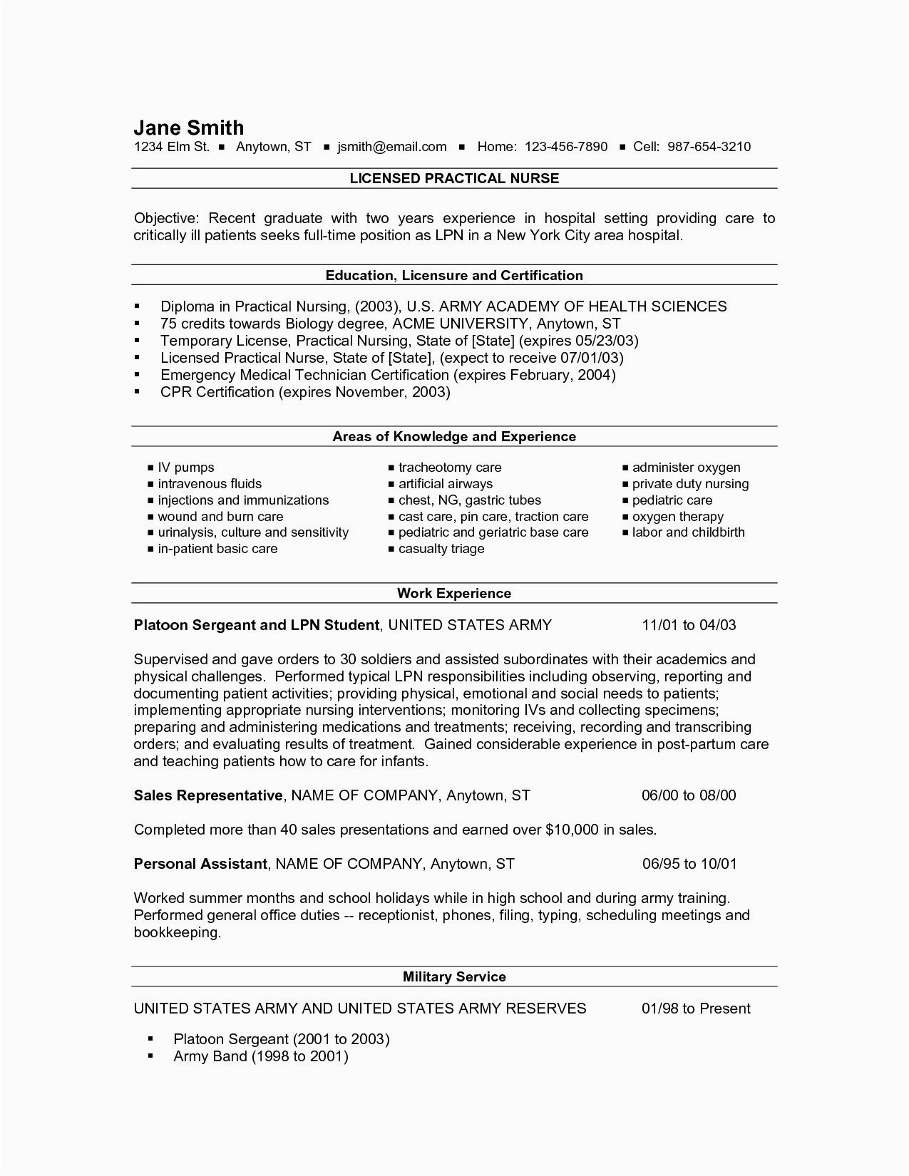 Sample Licensed Practical Nurse Resume Objective Pin On Example Cover Letter Template for Resume