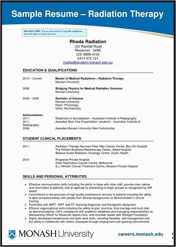 Sample Resume for Fresh Graduate Physical therapist Physical therapy Resume Example Lovely Physical therapy Resume