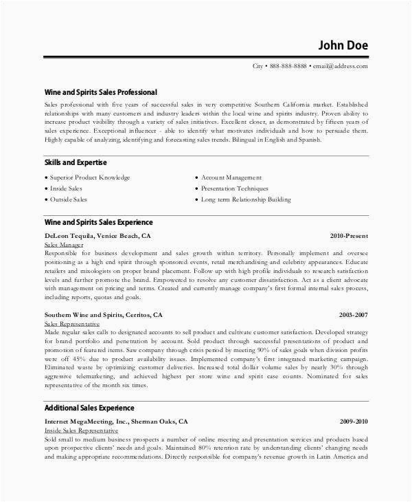 Sample Resume format for Sales Executive 9 Sales Executive Resume Templates Pdf Doc