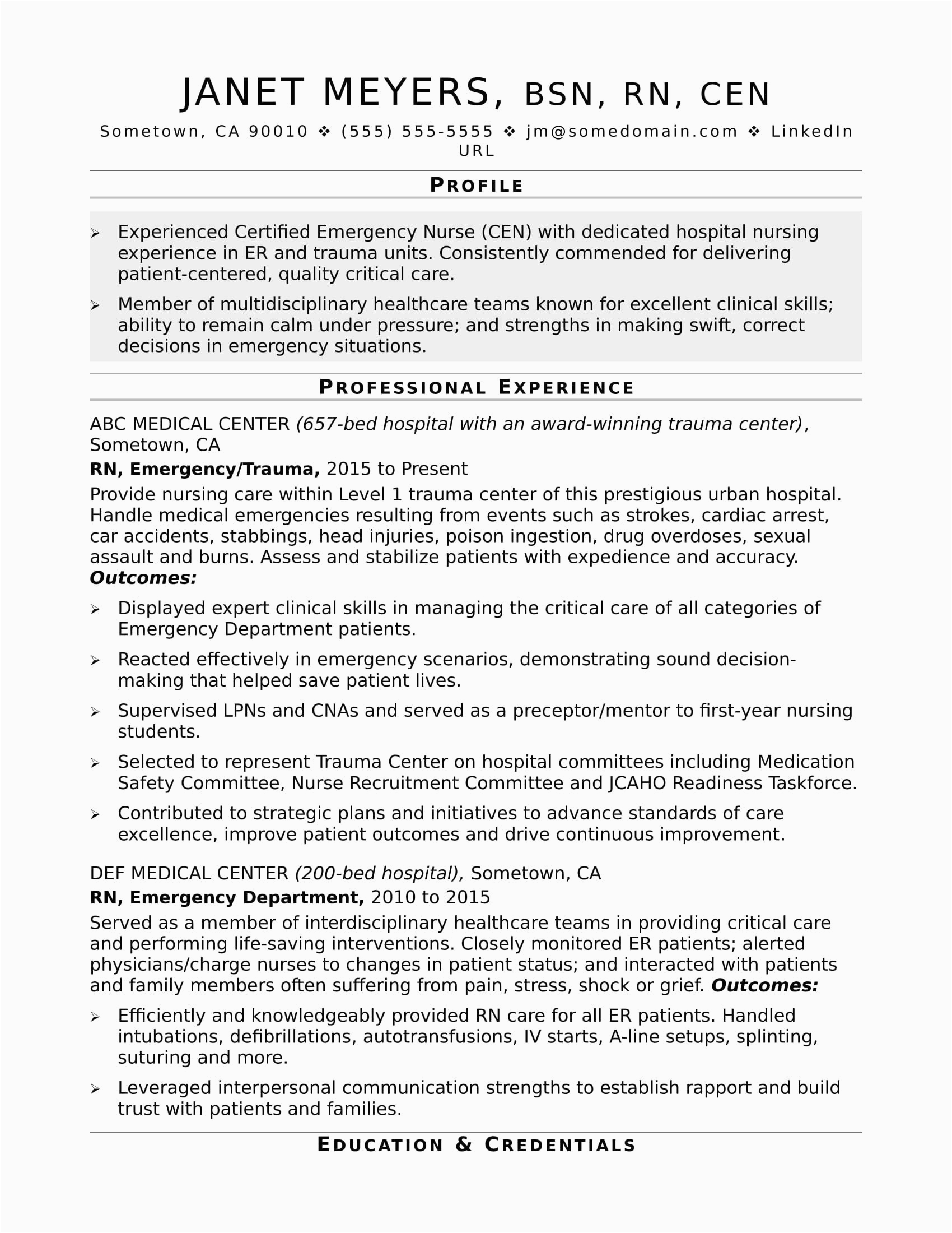 Sample Resume format for Staff Nurses Need A Remedy for A Sick Rn Resume Get Inspiration From This Sample
