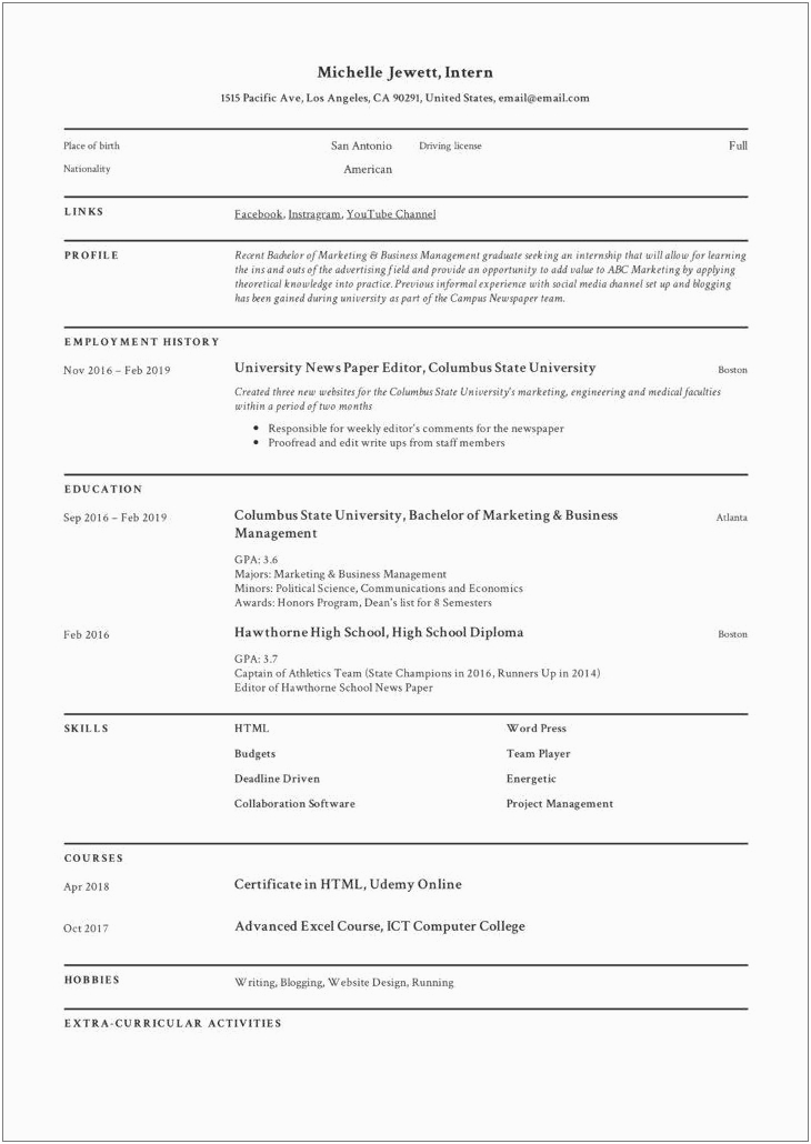 Sample Resume Ucla Graduate Political Science Major Political Science Graduate Resume Sample Resume Example Gallery
