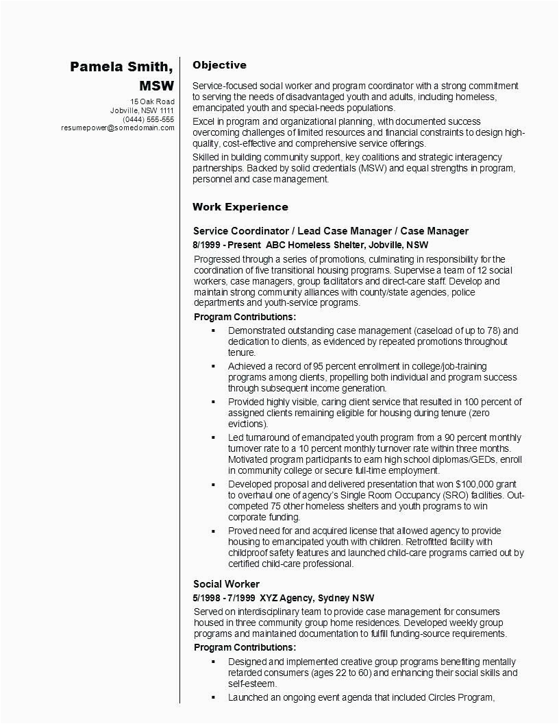 Social Work Student Objective Resume Samples social Workers Resume Samples Awesome Resume social Work Internship