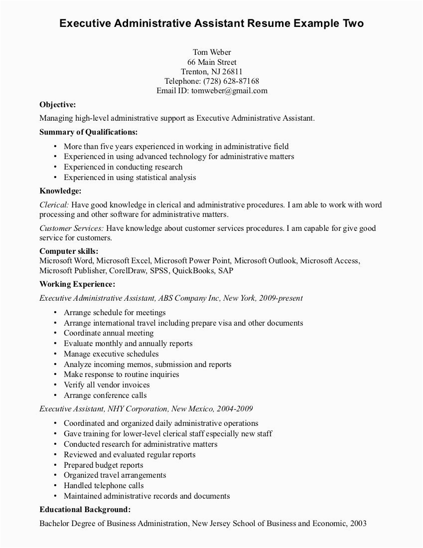 Administrative assistant Resume Objective Statement Samples Sample Resume Objective Statement for Administrative assistant 12