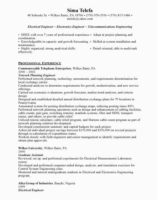 Electrical Maintenance Engineer Oil and Gas Sample Resume Mechanical Maintenance Engineer Resume Oil and Gas Pdf Jack Wu Media