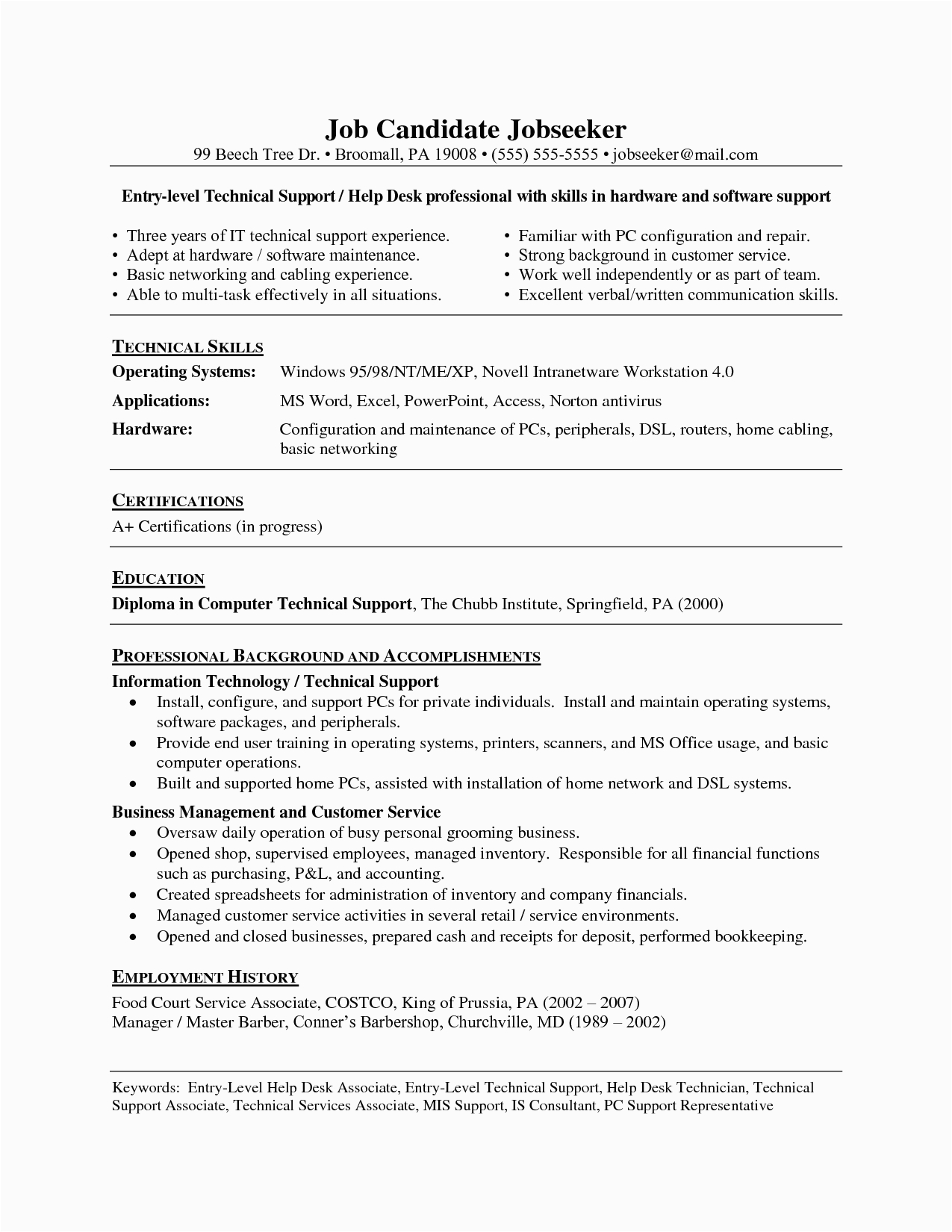 Help Desk Entry Level Resume Samples Resume for Help Desk Job Belenchamber Resume Help Cover Letter