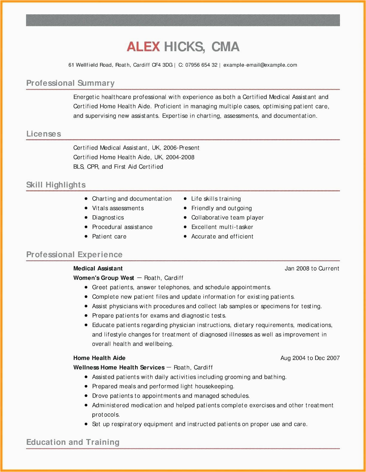 In Home Care Entrepreneur Resume Sample Home Health Care Plan Template Unique Home Health Care Plan Template In