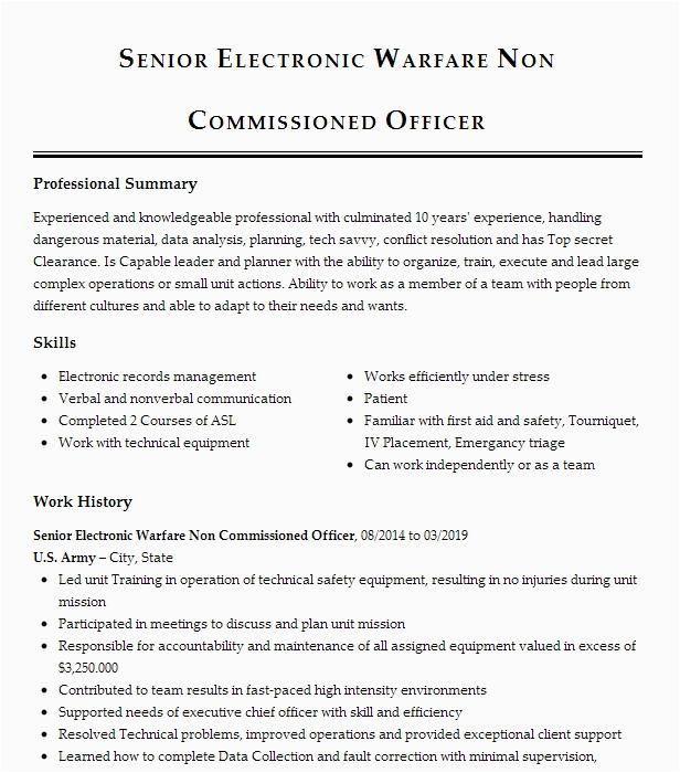 Navy Information Warfare Officer Resume Sample Surface Warfare Ficer Resume Example United States Navy Annapolis