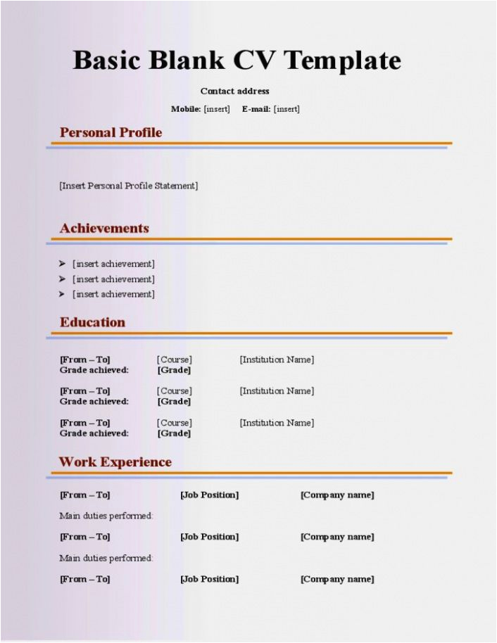 Resume Samples for 60 Year Old Cv Template for 60 Year Old
