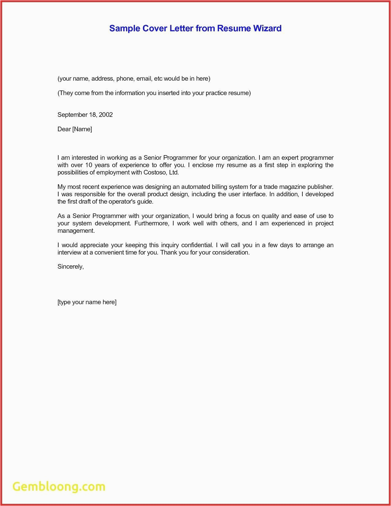 Sample Email Body for Sending Resume and Cover Letter Email Resume Cover Letter Template