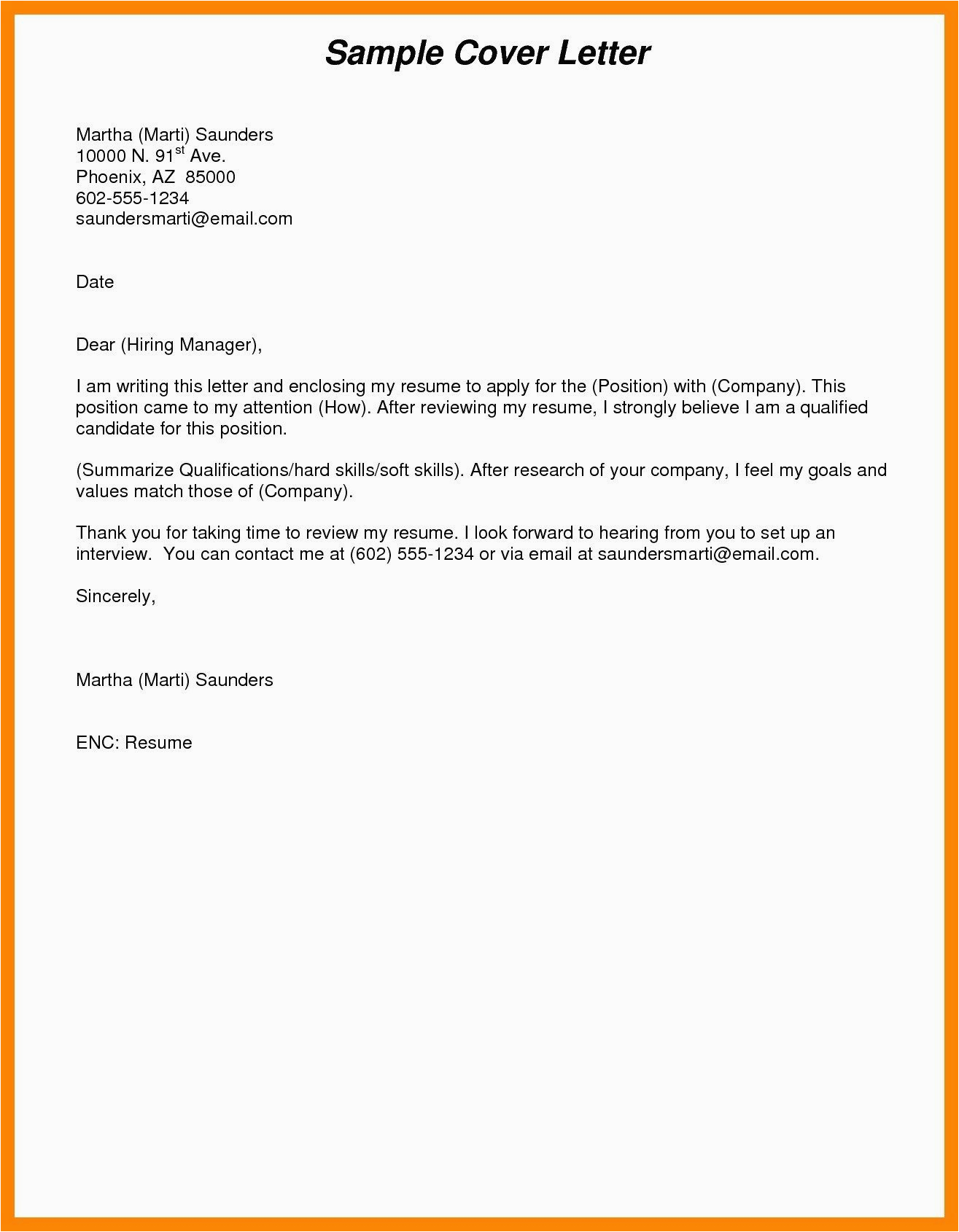 Sample Email Cover Letter Examples for Resume 25 Email Cover Letter Sample