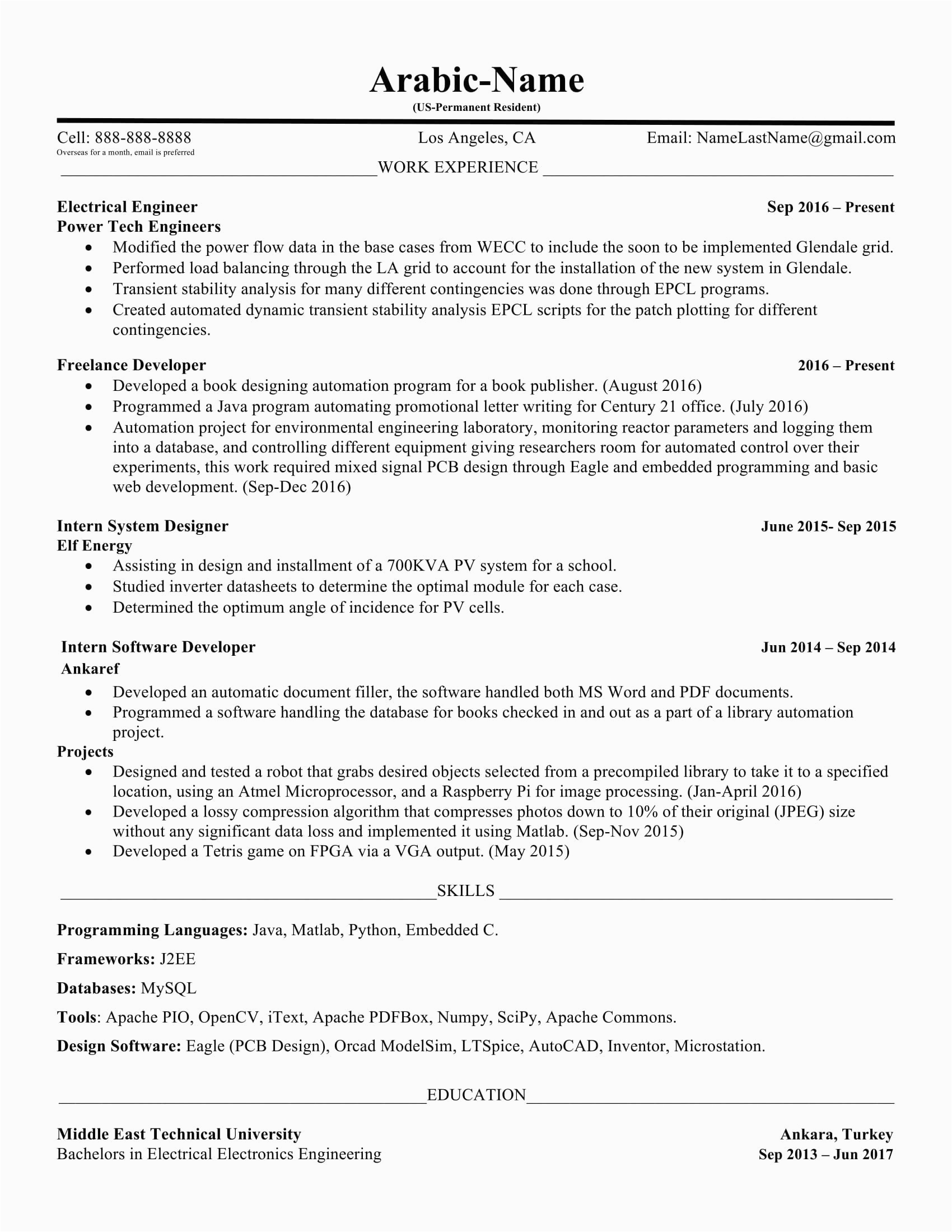 Sample Of Entry Level It Resume Entry Level Electrical Engineer Resume Resumes