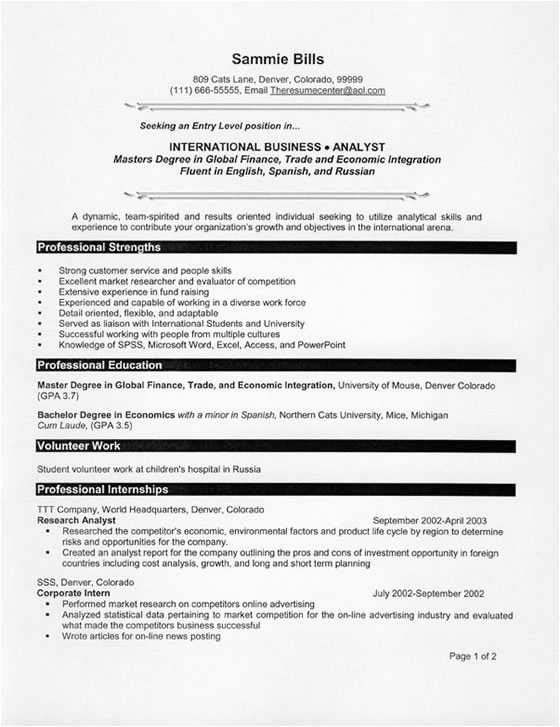 Sample Of Resume for Masters Program Masters Program Masters Program Resume Example