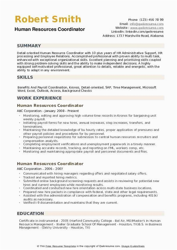 Sample Resume for Entry Level Hr Position Entry Level Hr Resume No Experience™