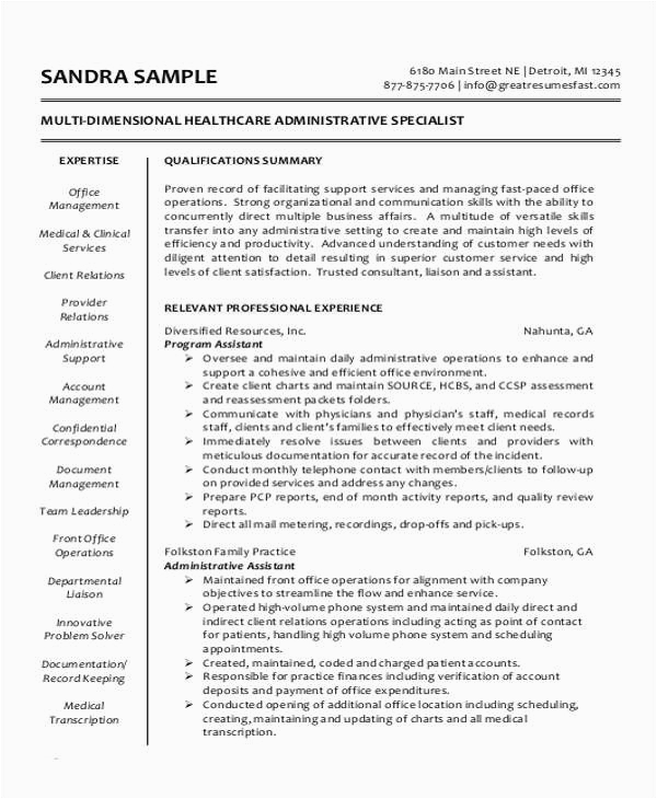 Sample Resume for Portfolio Manager Healthcare Free 16 It Resume Samples In Ms Word