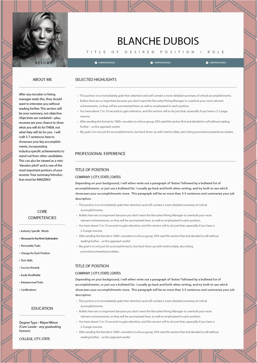 Sample Resumes for Graphic Design Recent Graduate Graphical Resume My Improved Resume