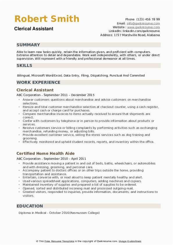 Sample Resumes for Horticulture assistant Buyer Clerical assistant Resume Samples