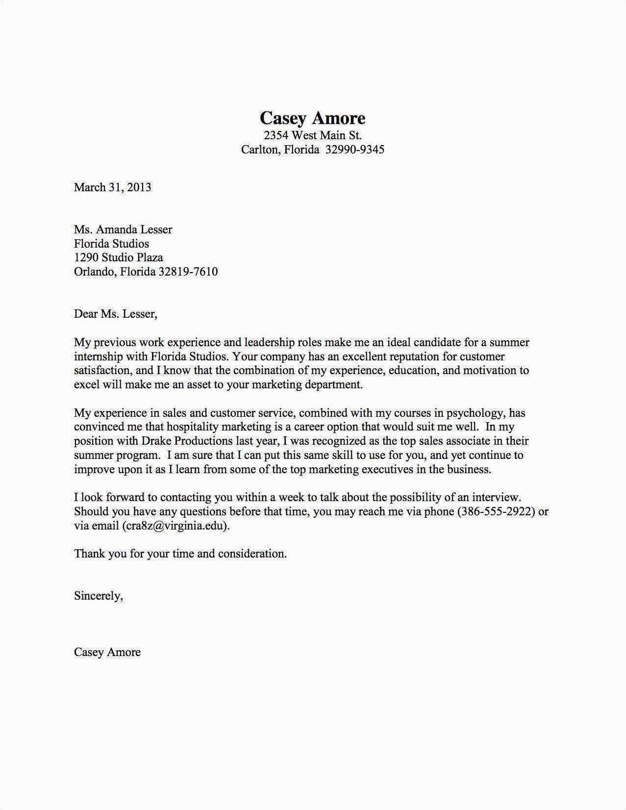 Samples Of Cover Letter for My Resume 10 Resume Cover Letter Examples Pdf