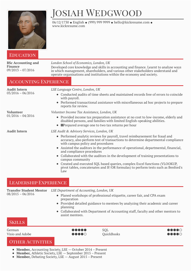 1 Year Experience Resume Sample for Accountant 1 Year Job Experience Resume format