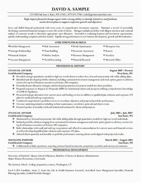 Cfa Level 1 Candidate Resume Sample 30 Cfa Level 1 Candidate Resume In 2020