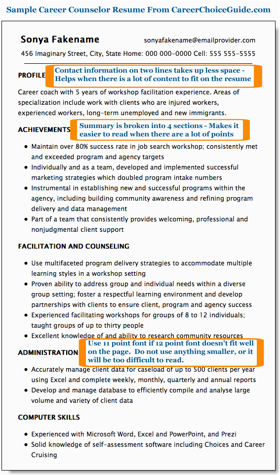 Counselor In Training Sample Change Career Resume Sample Career Counselor Resume