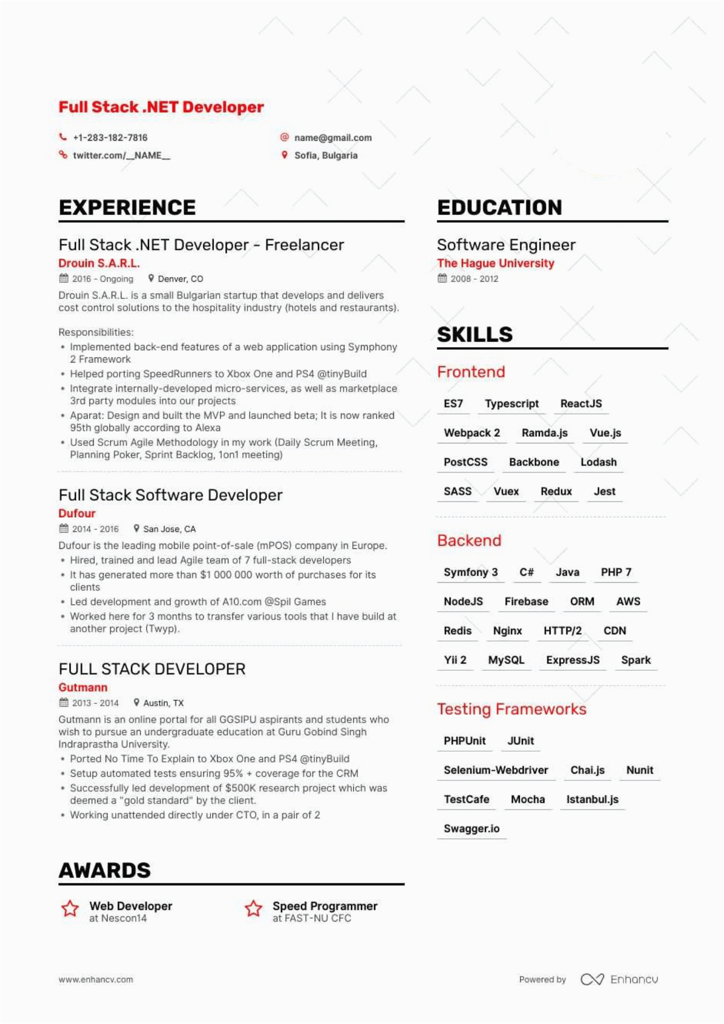 Coursera Ui Full Stack Experience On the Sample Resume 10 Professional React Js Java Resume Samples