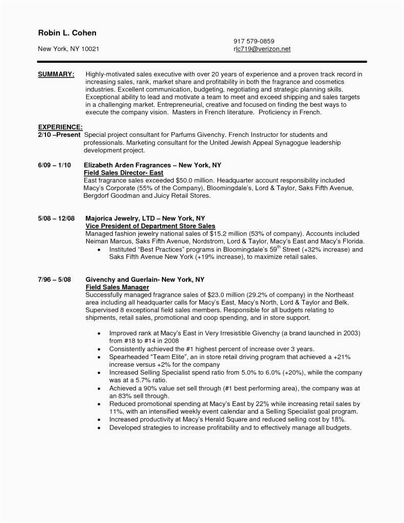 Sales associate Resume Objective No Experience Samples Sales associate Resume Sample with No Experience Bank Of Resume