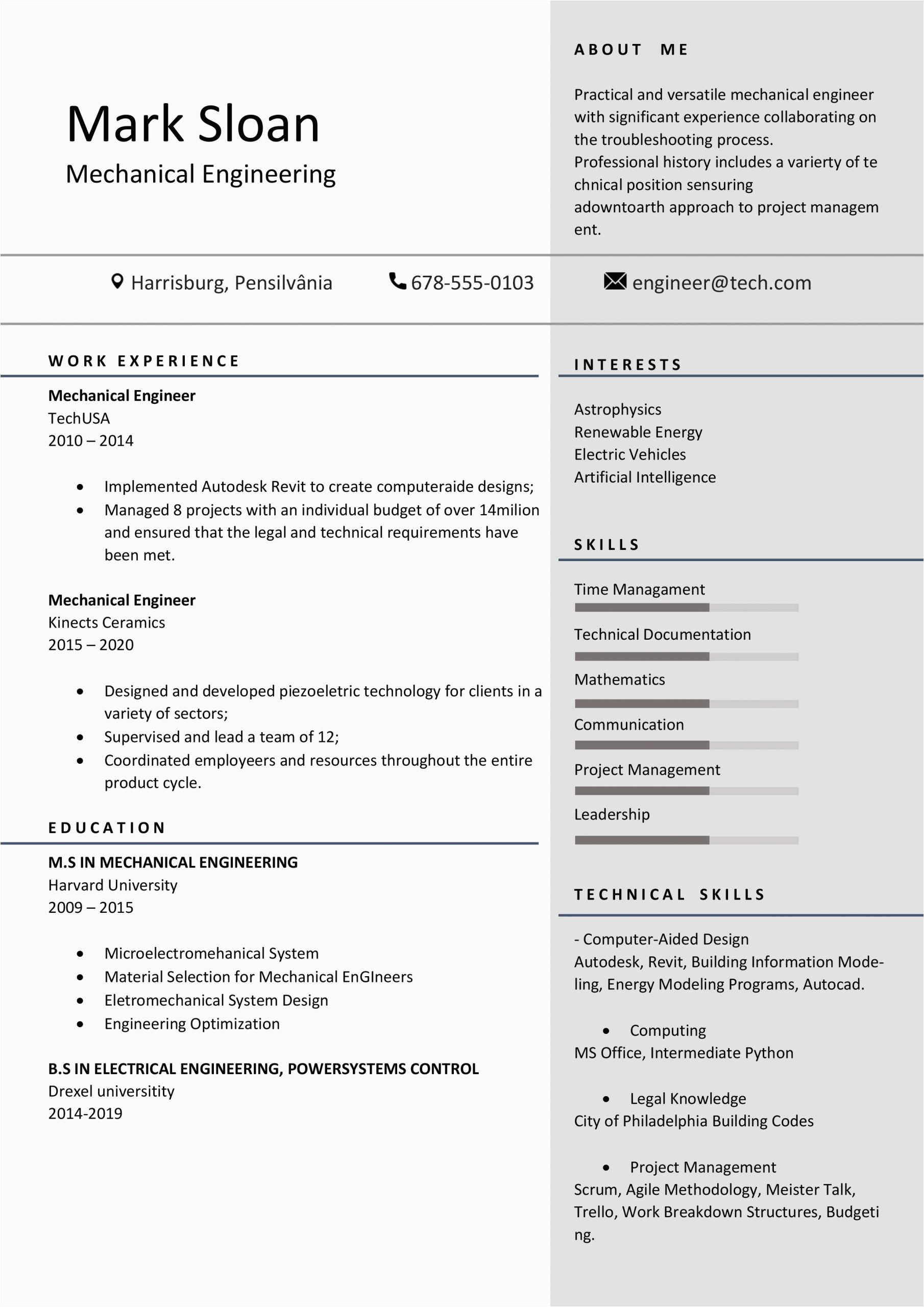 Sample Copy Of A Good Resume Resume Template 1 Copy Free Resume Templates
