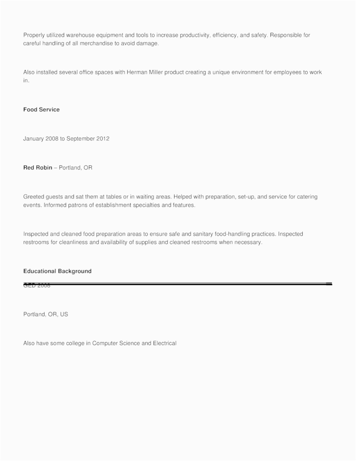 Sample Functional Resume for Warehouse Worker Functional Warehouse Worker Resume Template