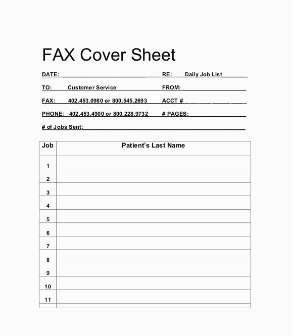 Sample Of Fax Cover Sheet for Resume Sample Fax Cover Sheet for Resume 6 Free Documents Download In Pdf