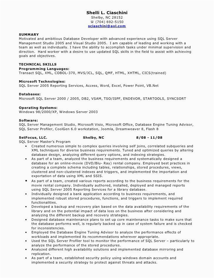 Sample Resume for An Entry Level Computer Programmer √ 25 Entry Level Programmer Resume In 2020