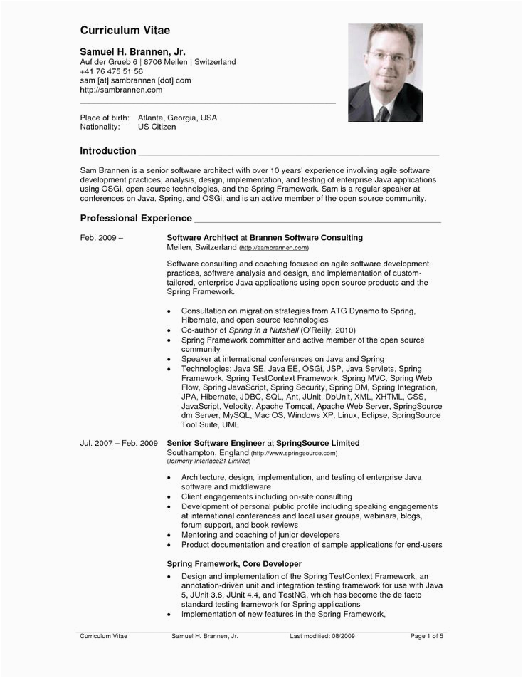 Sample Resume for It Professionals In Usa format Resume Examples United States Resume Templates