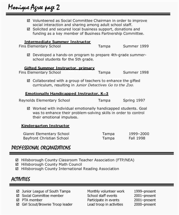 Sample Resume for Preschool Teacher India Preschool Teacher Resume Samples 2021