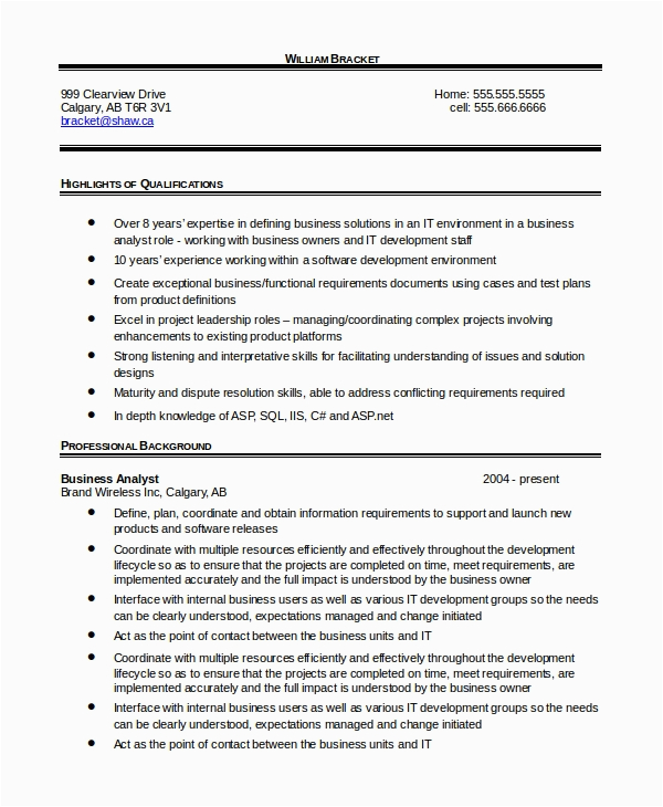 Sample Resume formats to Fit Alot Of Information Free 10 Resume Samples In Ms Word