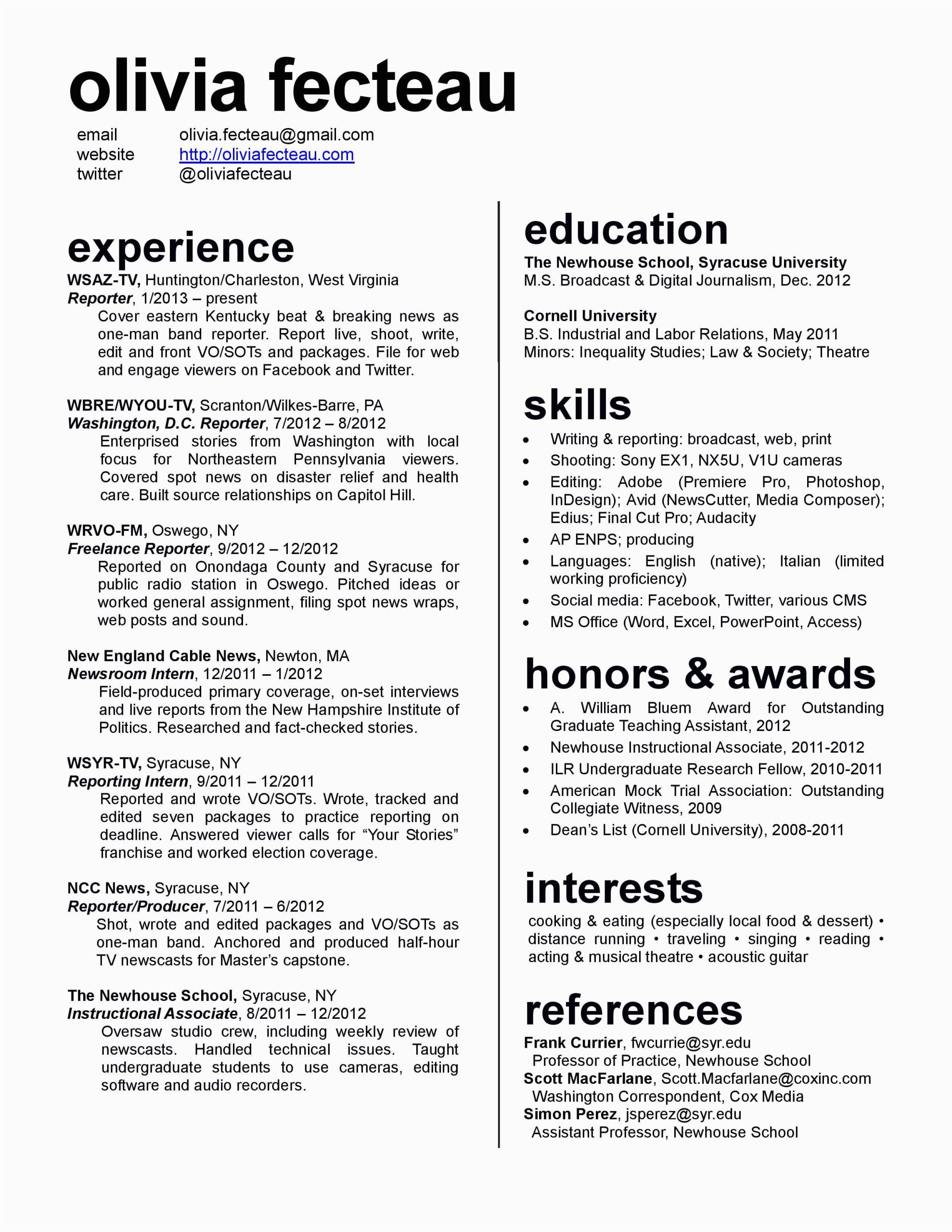 Sample Resume formats to Fit Alot Of Information How to Fit A Resume E Page Fitnessretro