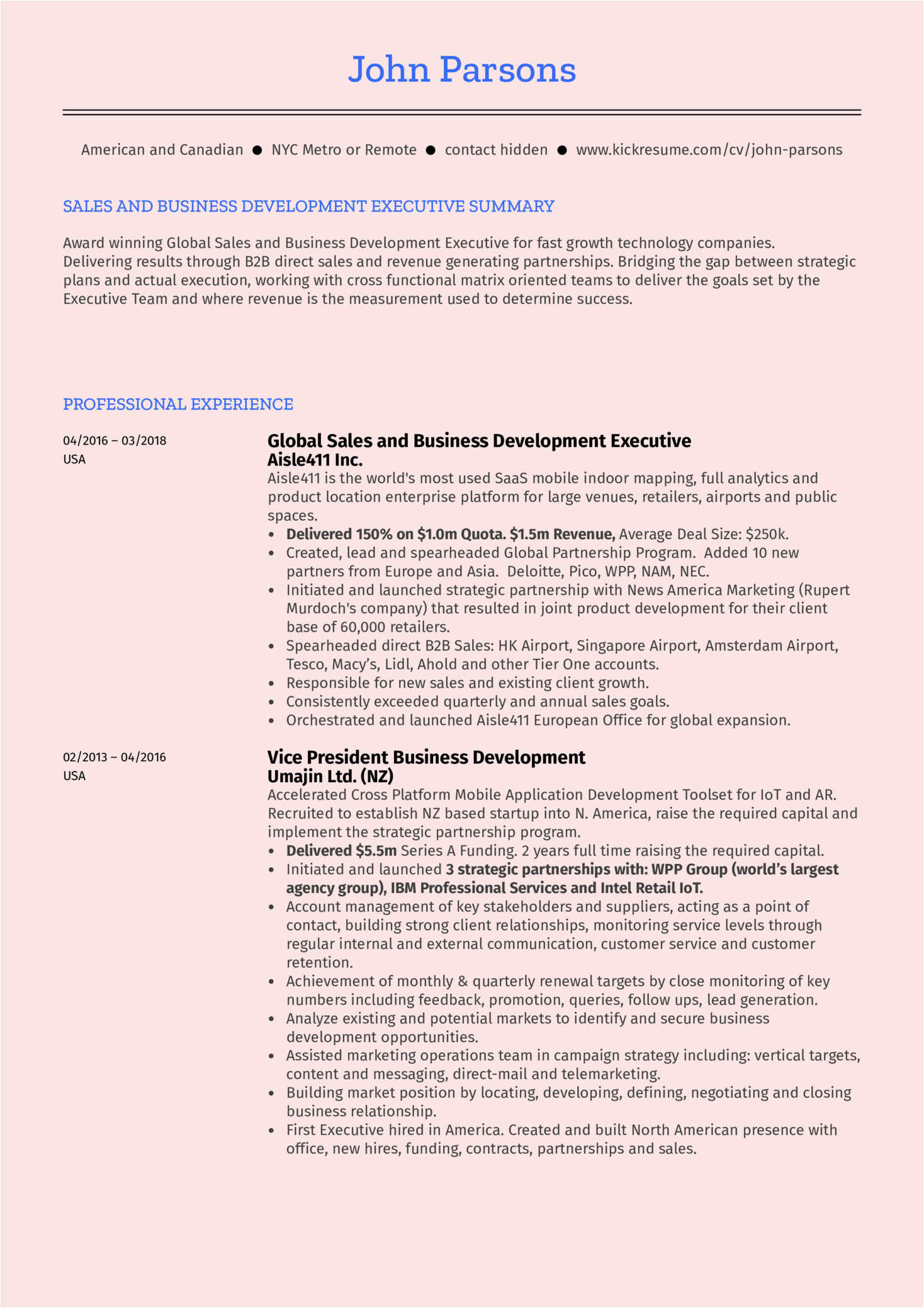 Sample Resume Fresh Graduate for Business Development Job Resume Examples by Real People Business Development Executive Resume