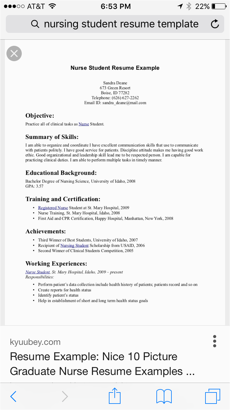 Sample Resume Nursing Student No Experience Nursing Student Resume with No Experience Dinosaurdiscs