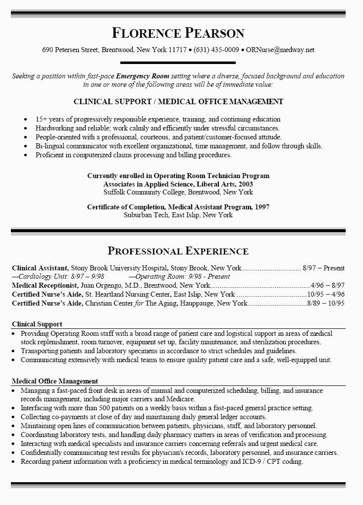 Sample Resume Nursing Student No Experience Sample Resume Nursing Student No Experience