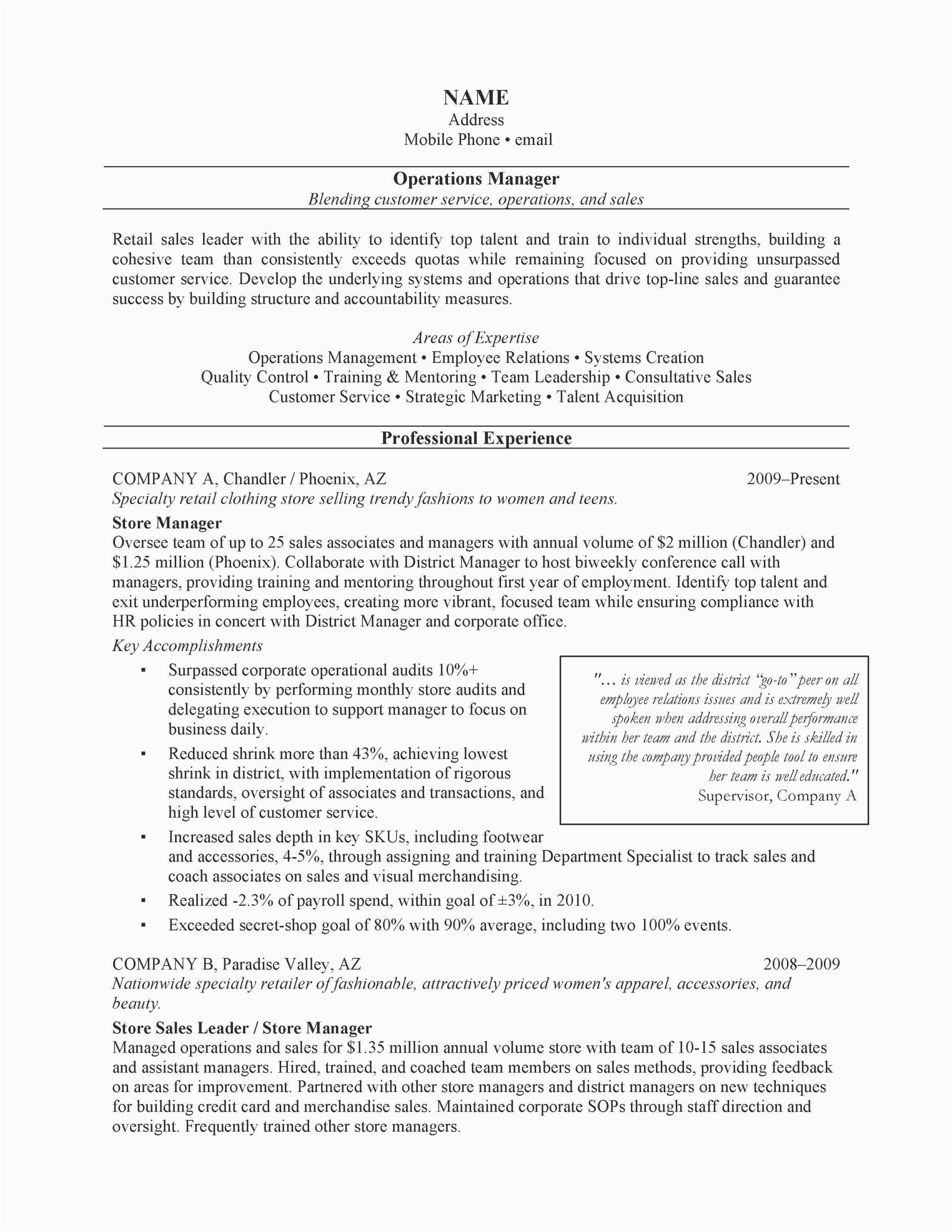 Sample Resume with Achievements Business Operations Ac Plishments are Key to Not Ly A Great Resume but the Entire Job