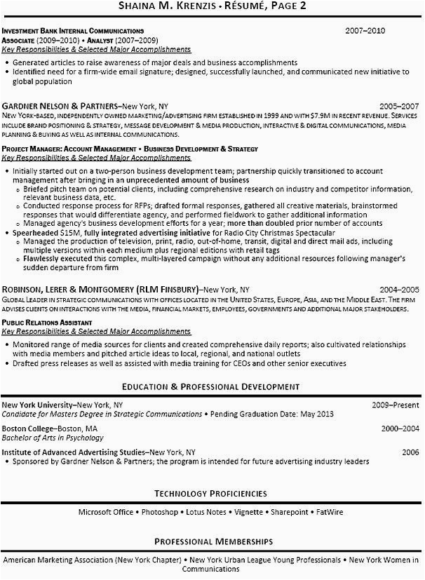 Sample Resumes for Investment Banking Operations Experienced Investment Banking Resume Elegant Investment Banking