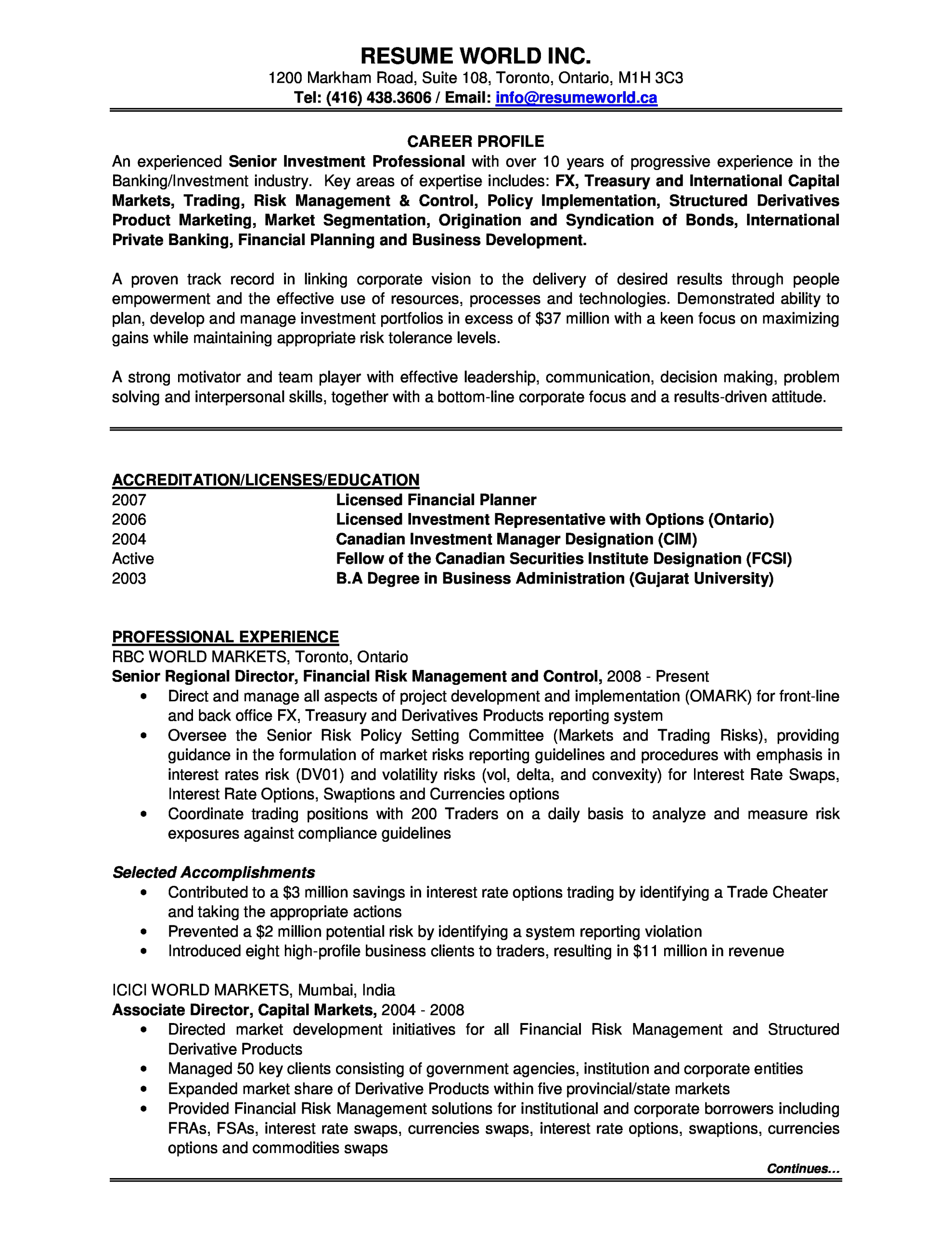 Sample Resumes for Investment Banking Operations Investment Banking Resume Examples Karoosha